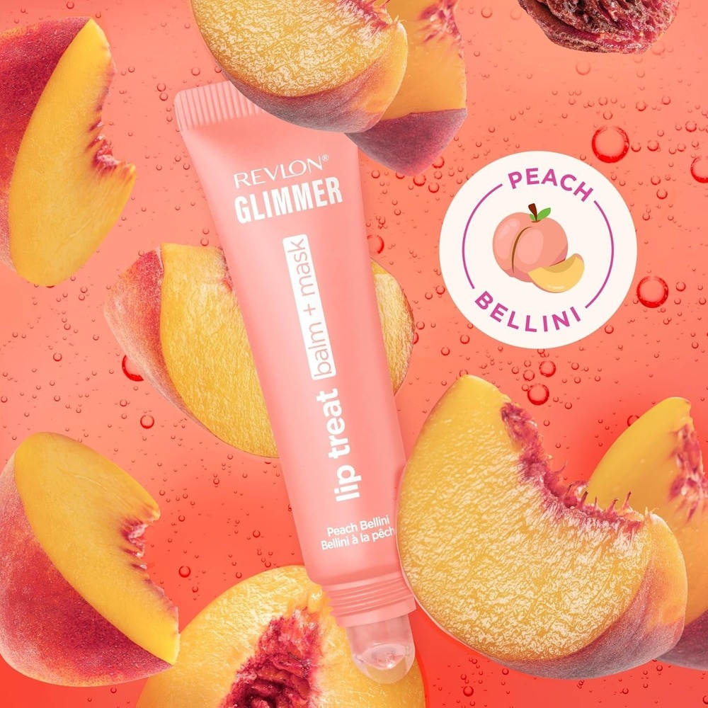 Revlon Glimmer Lip Treat 003 Peach Bellini, 0.4 fl oz - Picture 3 of 3